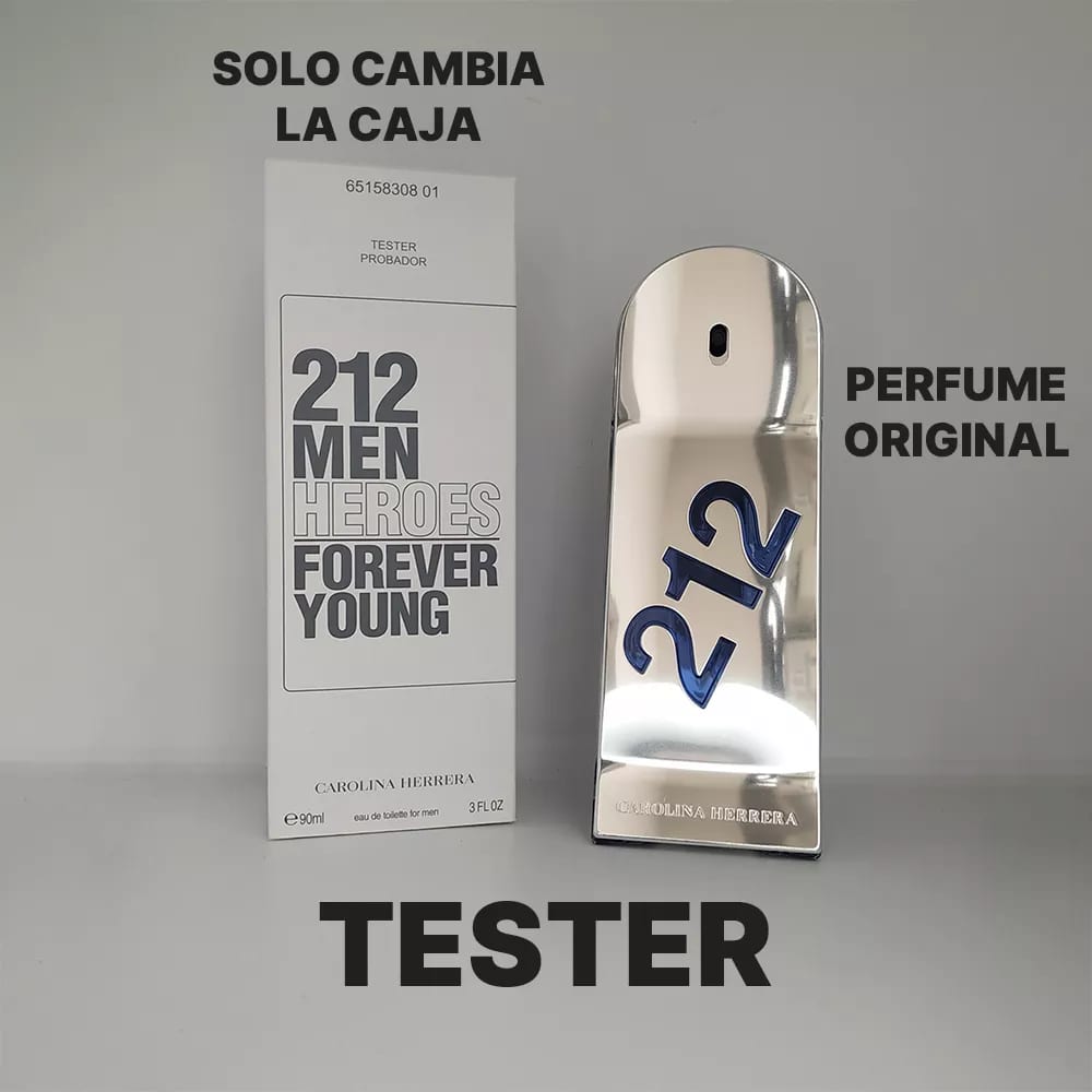 Carolina Herrera 212 Heroes Men EDT Tester