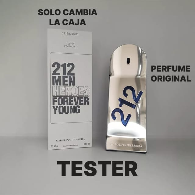 Carolina Herrera 212 Heroes Men EDT Tester