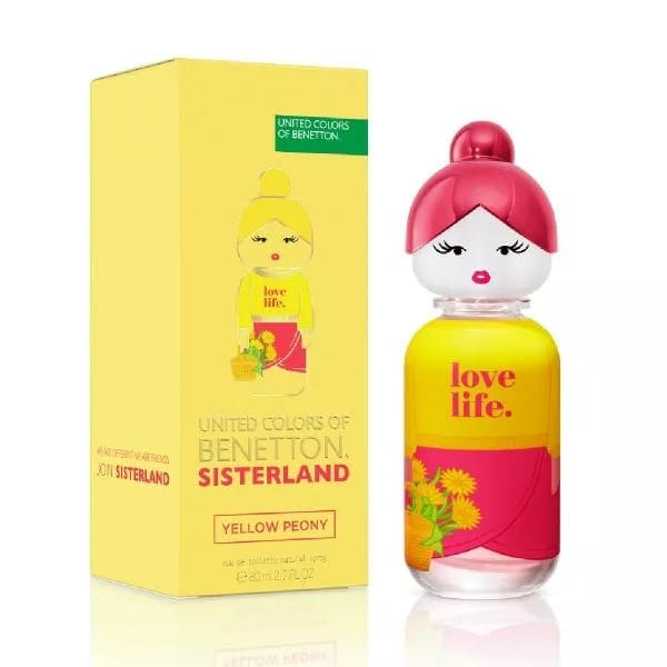 Benetton Colors Sisterland Yellow Peony EDT