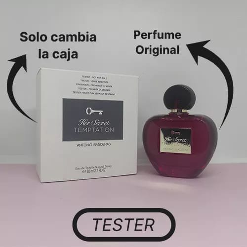 Antonio Banderas Her Secret Temptation EDT Tester